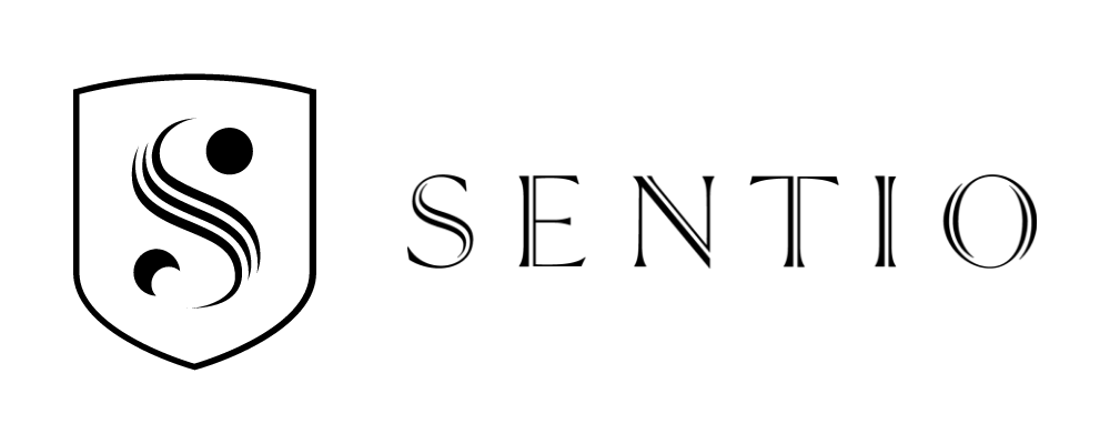 Sentio Logo Side – Black
